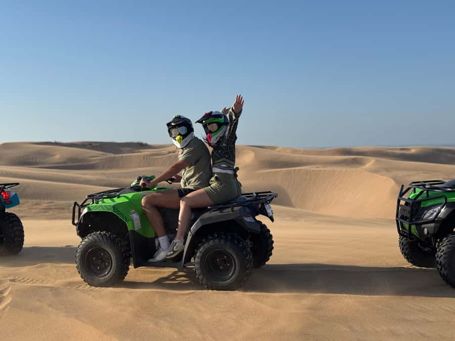 Essaouira: quad biking ATV Tour in Essaouira with tea break - From beach air to golden dunes
