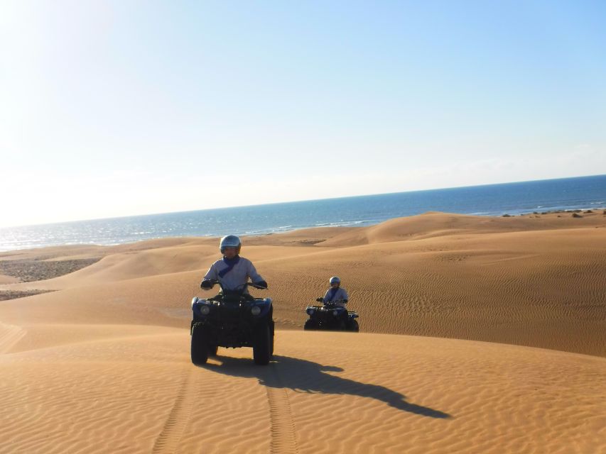 Essaouira Sand Dunes: Half Day Quad Bike Tour - Up and down the soft sand dunes