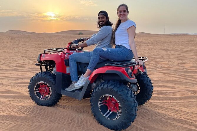 Evening Red Dunes Safari with Quad Biking, BBQ Dinner & LiveShows - BBQ dinner, drinks, and the evening shows