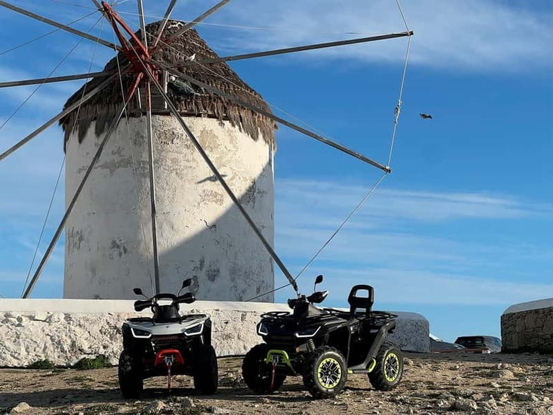Explore Mykonos Island with a 650cc ATV / QUAD Tour - Why an ATV makes sense on Mykonos