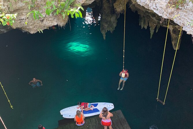 Family ATV Cenote Five Zip Lines Photos Taco Lunch Tequila Taste - Group size and guide quality