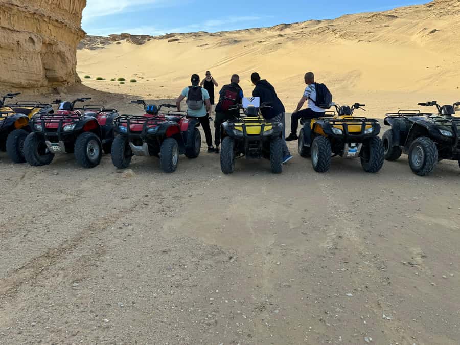 Fayoum: Qarun Sahara Safari With( ATV ) Quad bike From Cairo - Lunch, sunset, and the quietest part of the day