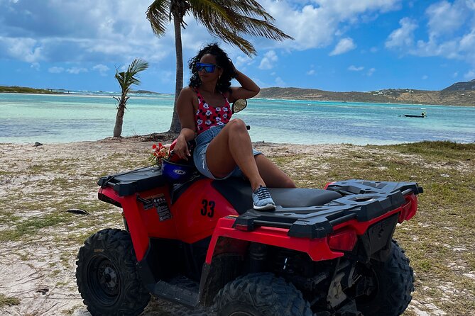 For cruise passengers: Guided ATV Tour of Dutch & French St. Maarten - The French Nature Reserve and Jesus Walk