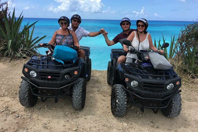 For cruise passengers: Guided ATV Tour of Dutch & French St. Maarten - Airport beach and the planes overhead