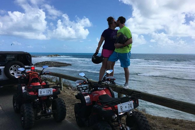 For hotel guests: Guided ATV Tour Dutch/French St. Maarten - Highlights & Beach - The Moses Walk and Iguana Encounters