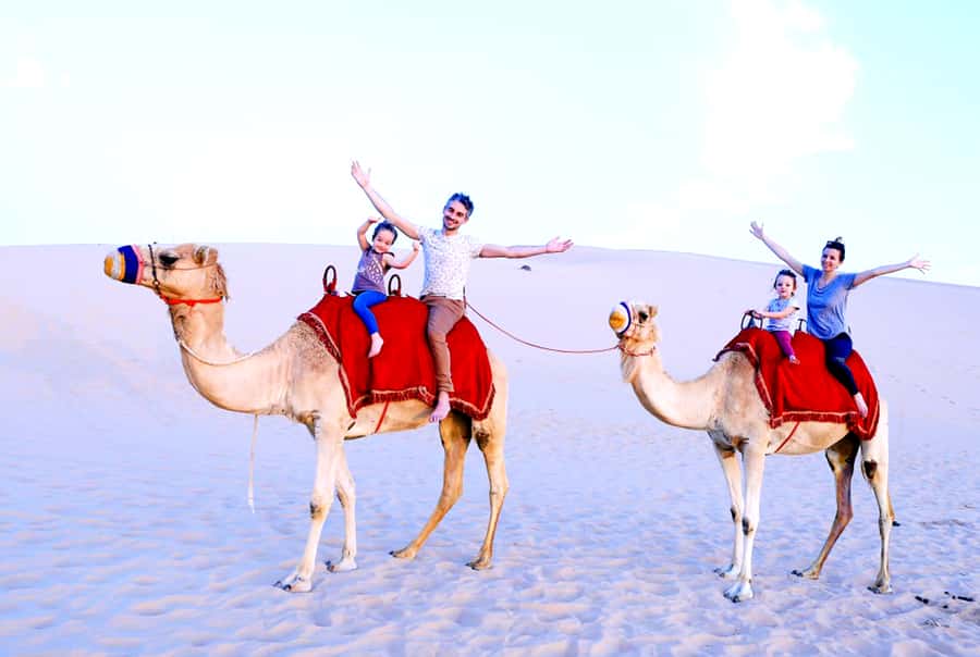 From Abu Dhabi: Dune Bashing Desert Safari - Arabic coffee, dates, and the camp setting