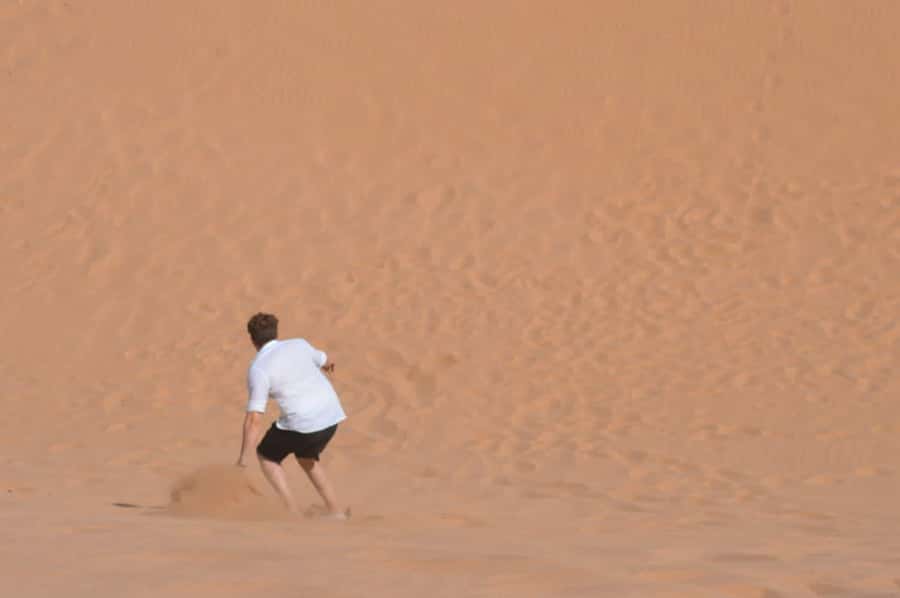 From Agadir/Taghazout: Sandboarding Experience & Quad Biking - The coastal road through Taghazout and Tamraght
