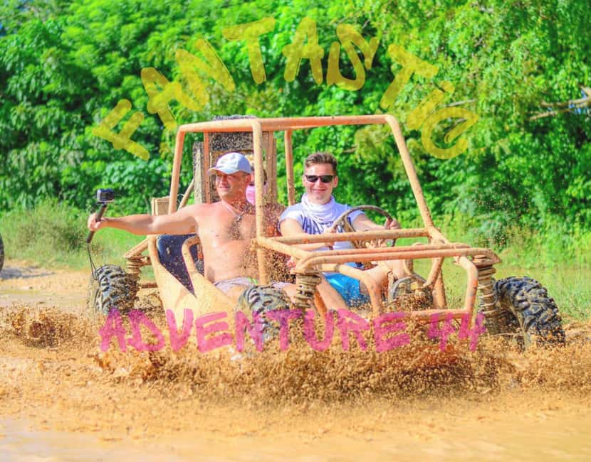 From Bávaro: Double Buggy Tour to Macao Beach and Cenote - Shared pickup from Bávaro hotels