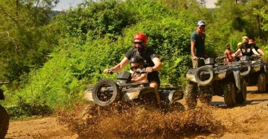 From Belek, Antalya Thrilling Quad Safari Adventure - The swimming stop and the reality of summer conditions