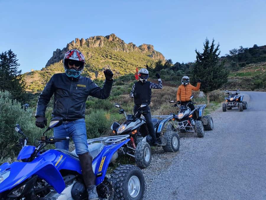 From Chefchaouen: ATV-Quad Guided Tour to Akchour Waterfall - The safety briefing and first ride