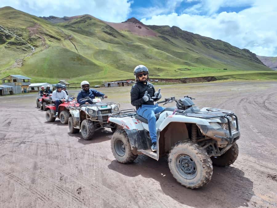 From cusco: Rainbow Mountain ATV Tour with meals - Cusipata breakfast breaks up the long drive
