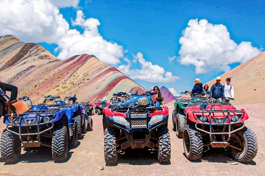 From Cusco: Rainbow Mountain in ATV Quad Bikes + meals - What the $77 price really covers