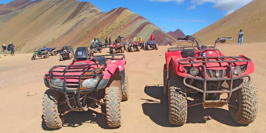 From Cusco: Rainbow Mountain in ATV Quad Bikes + meals - Why the ATV ride is the main attraction