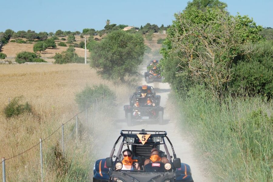 From East Mallorca: Guided Beach and Mountain Buggy Tour - Cala Murada adds a proper beach break
