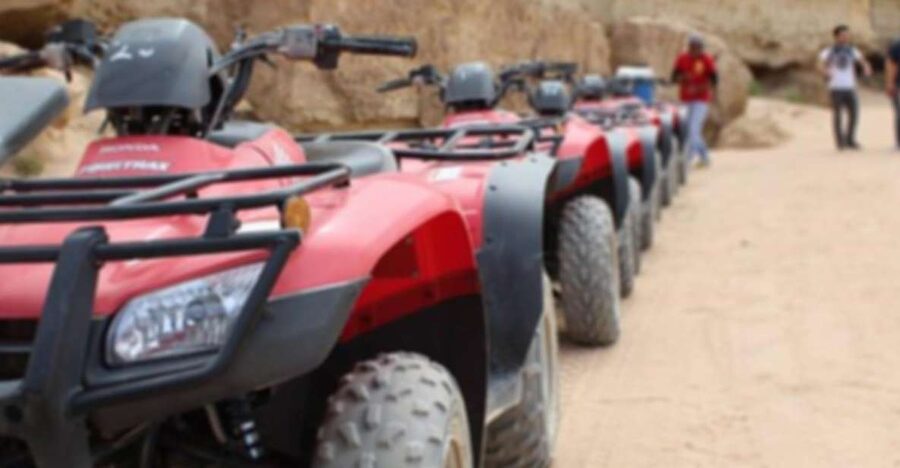 From El Gouna: Dry Canyon Quad Bike Morning Tour - Riding the 40-kilometer route
