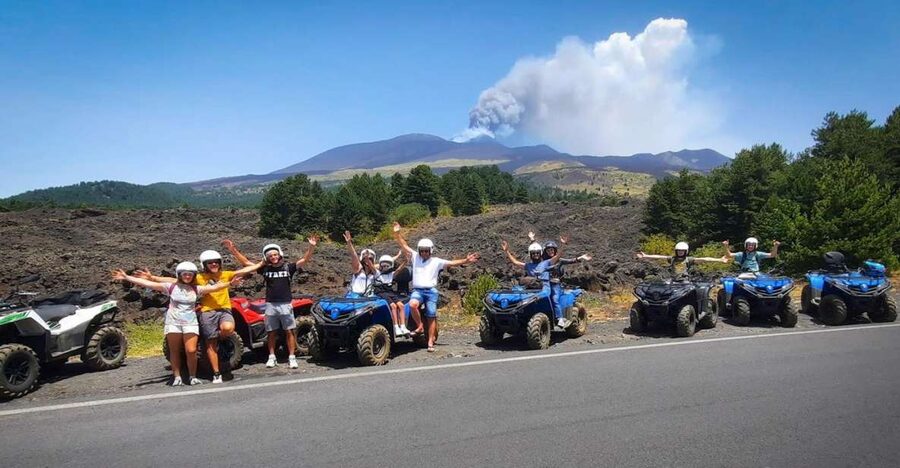 From Etna South: Ride a Quad Bike on the Volcano - The second hour: craters, channels, and an eruptive fracture