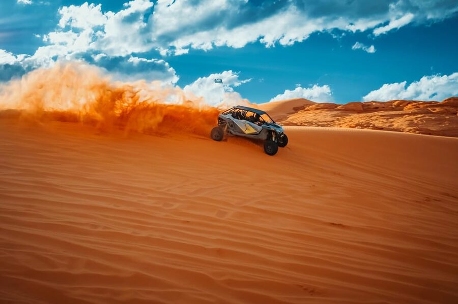 From Greater Zion: Extreme UTV Rock Crawling Tour - Working up to the steep climbs