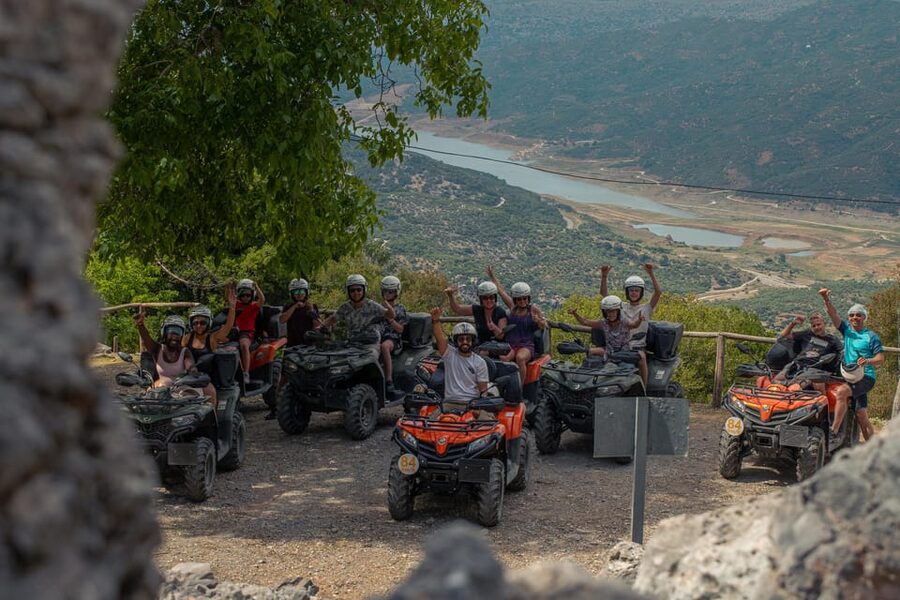 From Heraklion: Quad Safari Wild Crete Day Tour - One hour along the Hersonissos coast