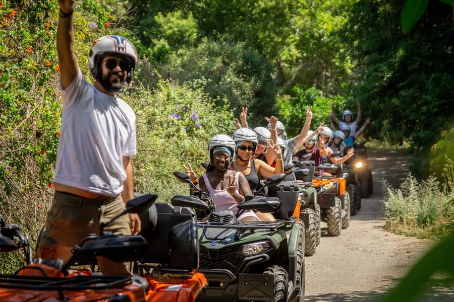 From Heraklion: Quad Safari Wild Crete Day Tour - Pickup, safety, and learning to handle the quad