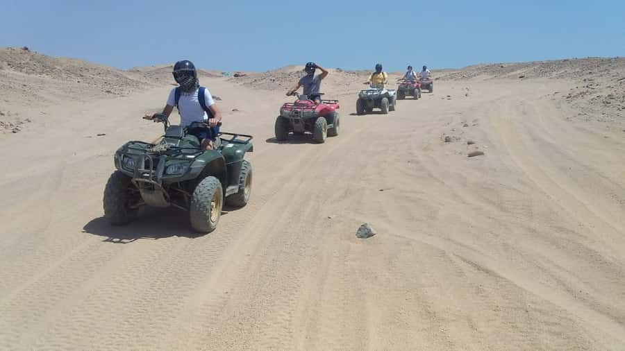 From Hurghada: Makadi Bay ATV Tour - Pickup from Hurghada and the ride to the desert