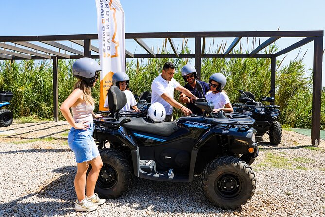 From Kolymbari: Ancient Diktyna & Hidden Beach Quad Safari - Riding across the Rodopou Peninsula