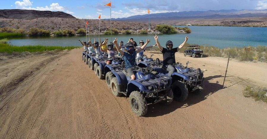 From Las Vegas: Lake Mead National Park ATV Tour with Lunch - The Colorado River stop and summer swim