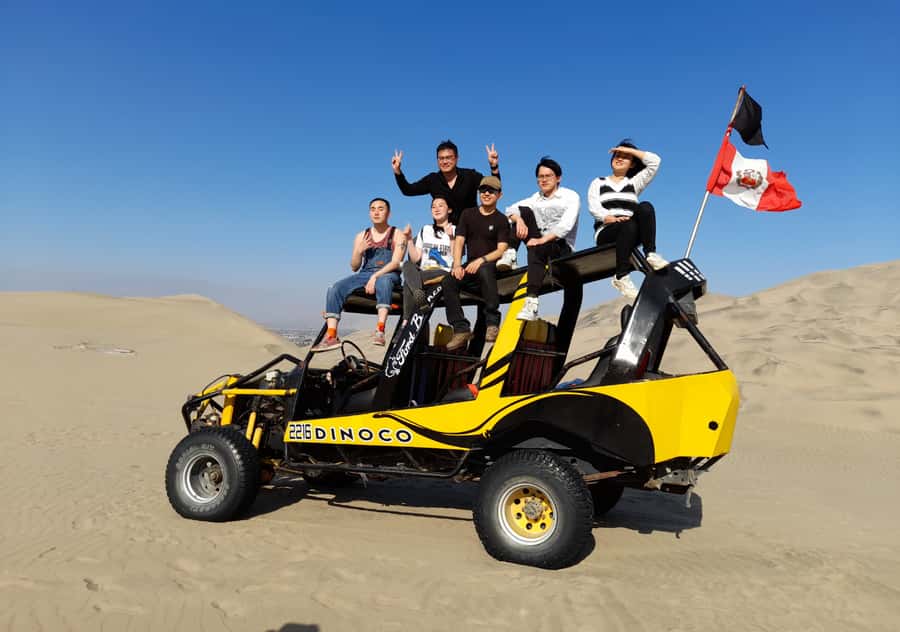 From Lima: Ballestas Islands, Huacachina with buggy Economic - Lunch, local wine, and pisco at El Catador