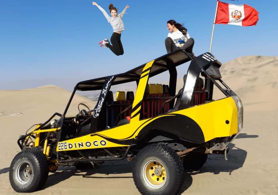 From Lima: Ballestas Islands, Huacachina with buggy Economic - Sandboarding and the big dune ride