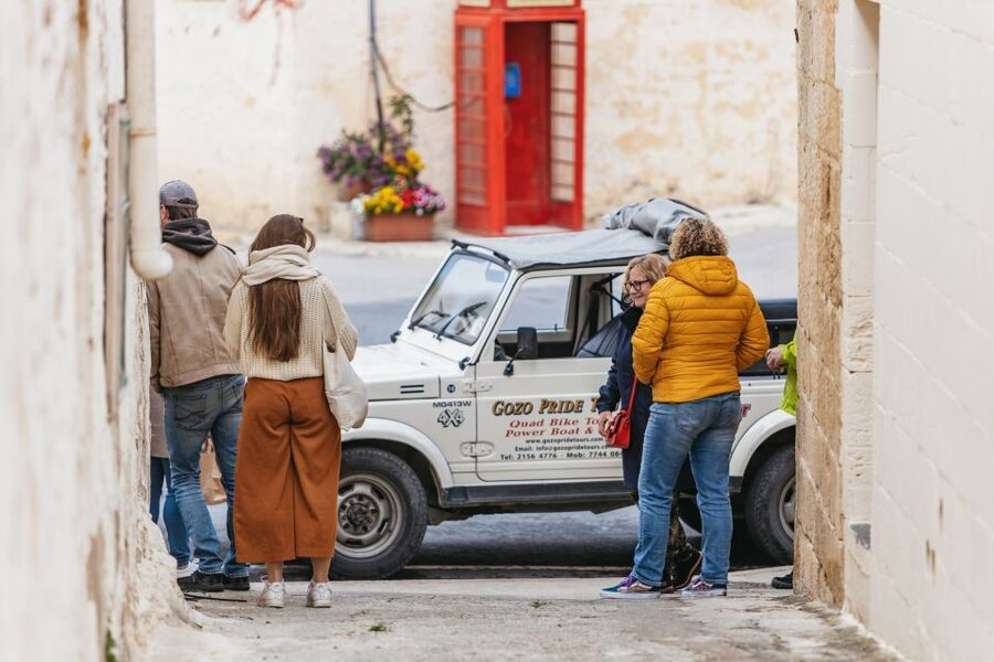 From Malta: Full-Day Gozo UTV Tour with Lunch and Boat Ride - Ta’ Pinu, Marsalforn, and the salt pans