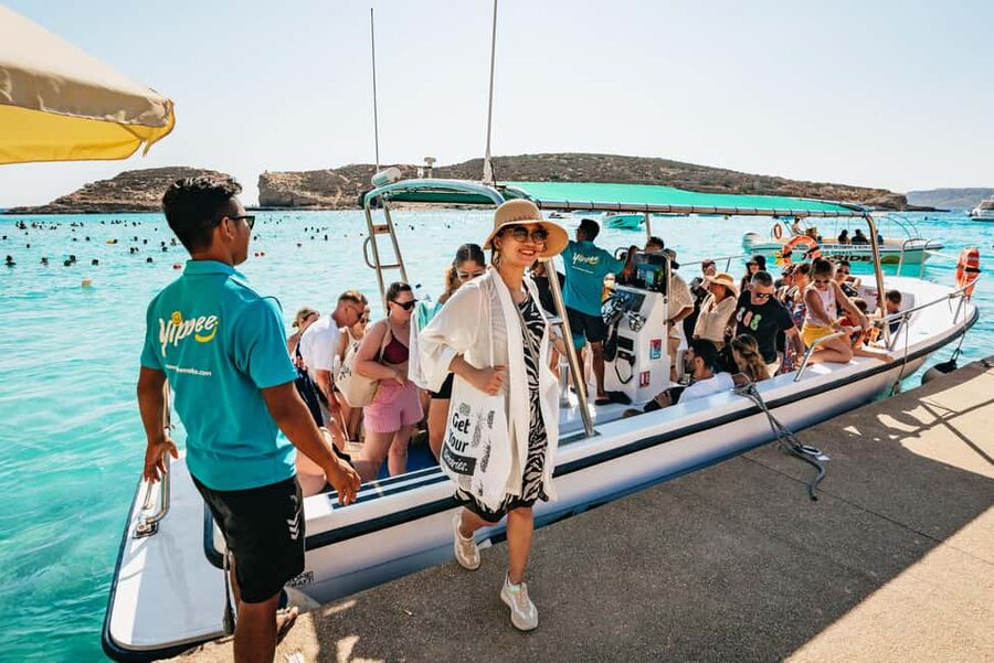 From Malta: Gozo Quad Bike Tour & Comino Boat Tour w/ Lunch - Dwejra Bay and Wied il-Mielah