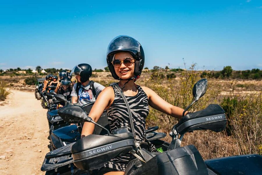 From Malta: Gozo Quad Bike Tour & Comino Boat Tour w/ Lunch - Crystal Lagoon, lunch, and a needed pause
