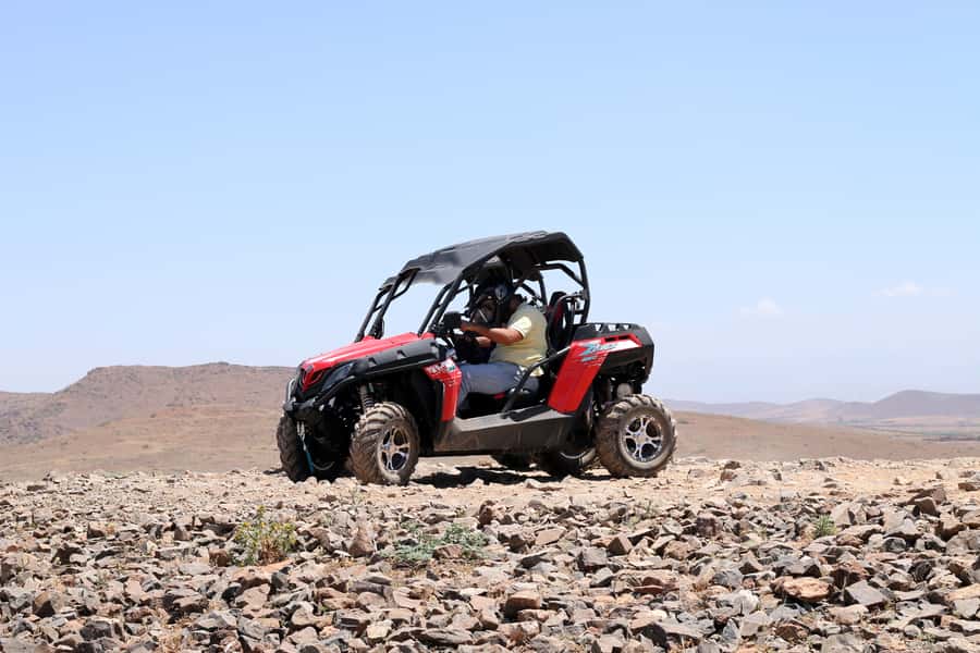 From Marakkesh: Half Day Buggy Adventure in Agafay Desert - Riding the Agafay tracks