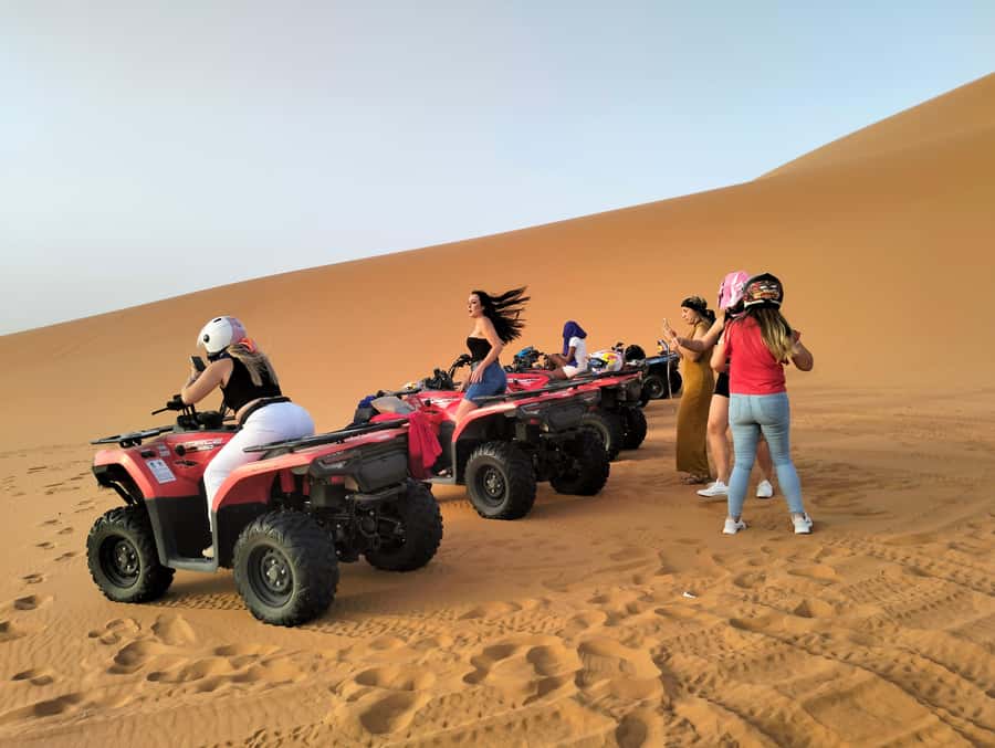 From Marrakech 3 Days Desert Merzouga with Camel & Quad bike - Camel trekking into Erg Chebbi