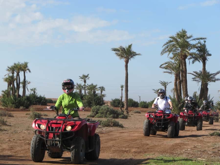 From Marrakech: Adventure Quad Ride in La Palmeraie - Getting ready: helmets, practice, and basic safety