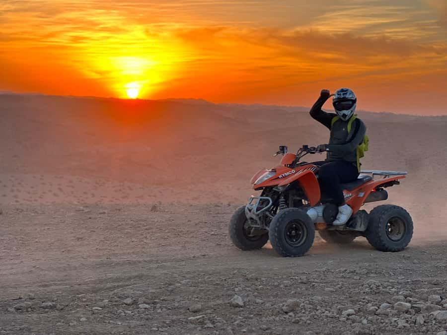 From Marrakech: Agafay Desert Quad Biking Tour with Transfer - The second ride and the return route