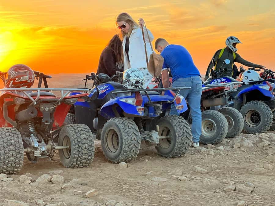 From Marrakech: Agafay Desert Quad Biking Tour with Transfer - Safety briefing, helmets, and getting comfortable