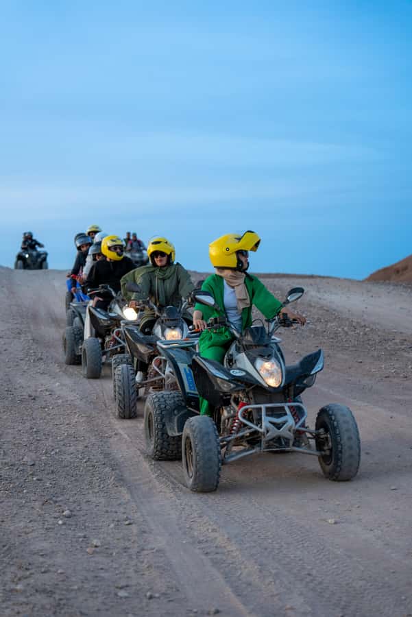 From Marrakech: Agafay Desert Quad Biking with Dinner & Show - Learning to handle the quad before the ride
