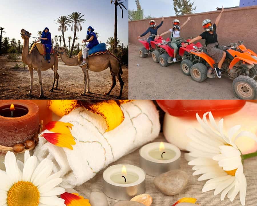 From Marrakech: Camel Ride, Quad Bike & Spa Full-Day Trip - Key points at a glance