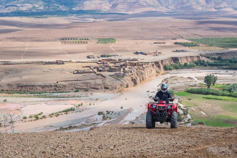 From Marrakech: Full-Day Agafay Desert Quad Adventure - Agafay gives you desert scenery without a Sahara transfer