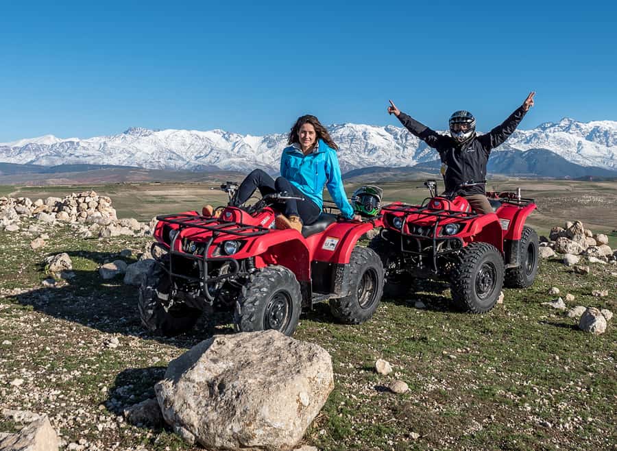From Marrakech: Full-Day Agafay Desert Quad Adventure - A Berber lunch makes the day feel local