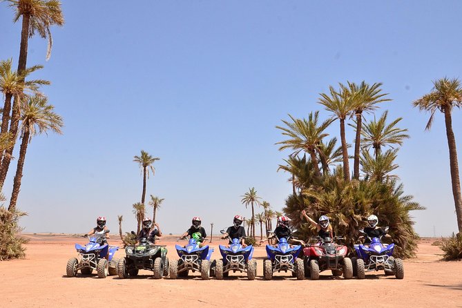 From Marrakech: Palm Grove Quad Bike and Camel Ride Tour - What the ride feels like in the heat and dust