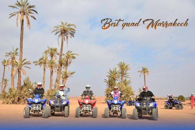 From Marrakech: Palm Grove Quad Bike and Camel Ride Tour - Booking, timing, and cancellation details