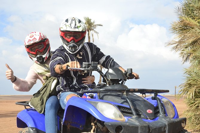 From Marrakech: Palm Grove Quad Bike and Camel Ride Tour - Getting comfortable on the quad bikes