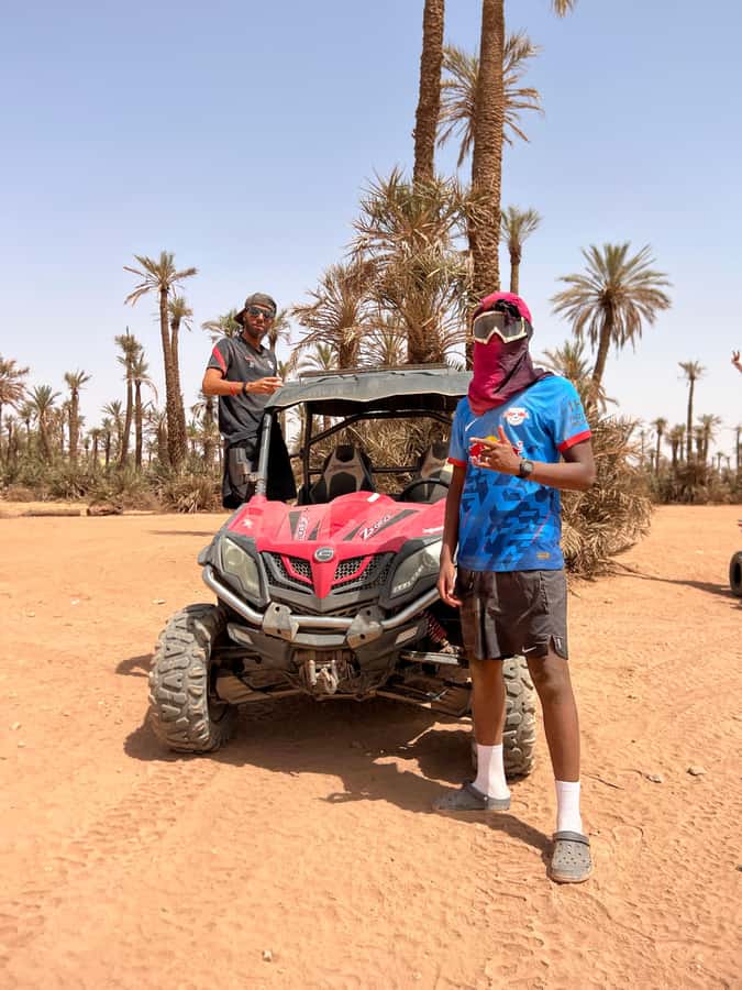 From Marrakech: Palm Grove Quad Bike Tour with Mint Tea - Photo stops give the ride some breathing room