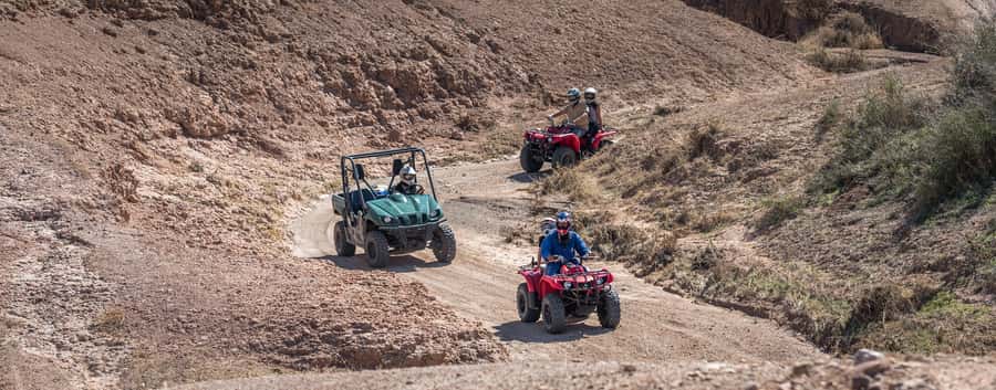 From Marrakech: Premium Agafay Desert Half-Day Quad Biking - Two hours across rocky tracks and dry rivers