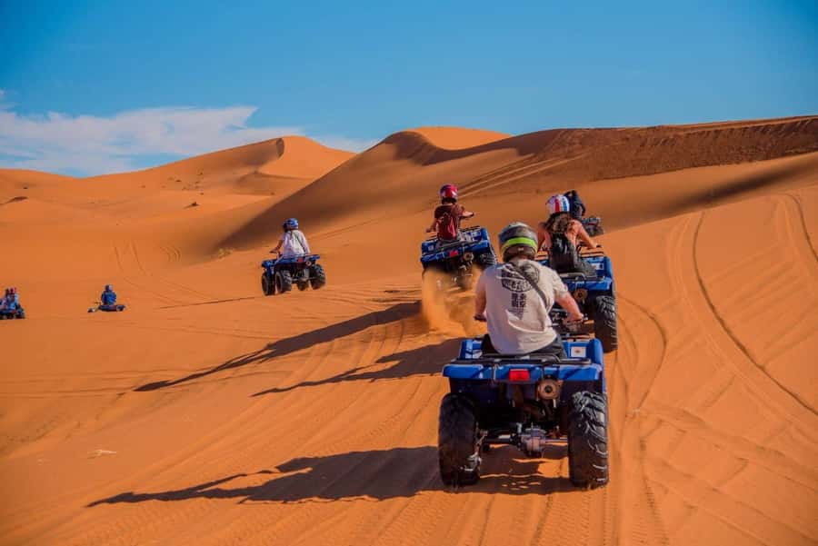 From Marrakech: Quad, Camel, & Dinner 3-Day Merzouga Tour - Day one: crossing the High Atlas to Ait Ben Haddou