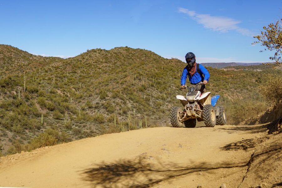 From Phoenix: Sonoran Desert Guided ATV Training - Learning your ATV on the test course