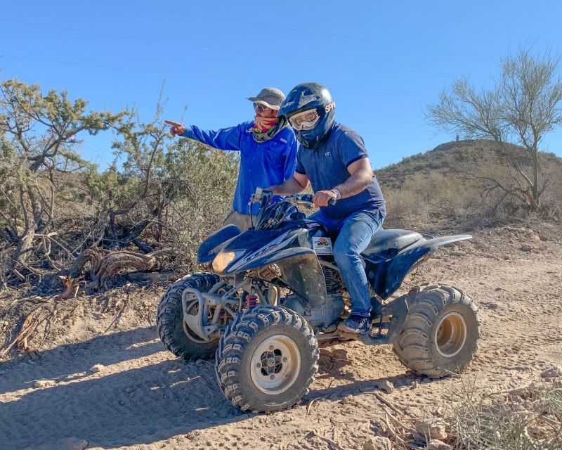From Phoenix: Sonoran Desert Guided ATV Training - The opening safety briefing sets the tone