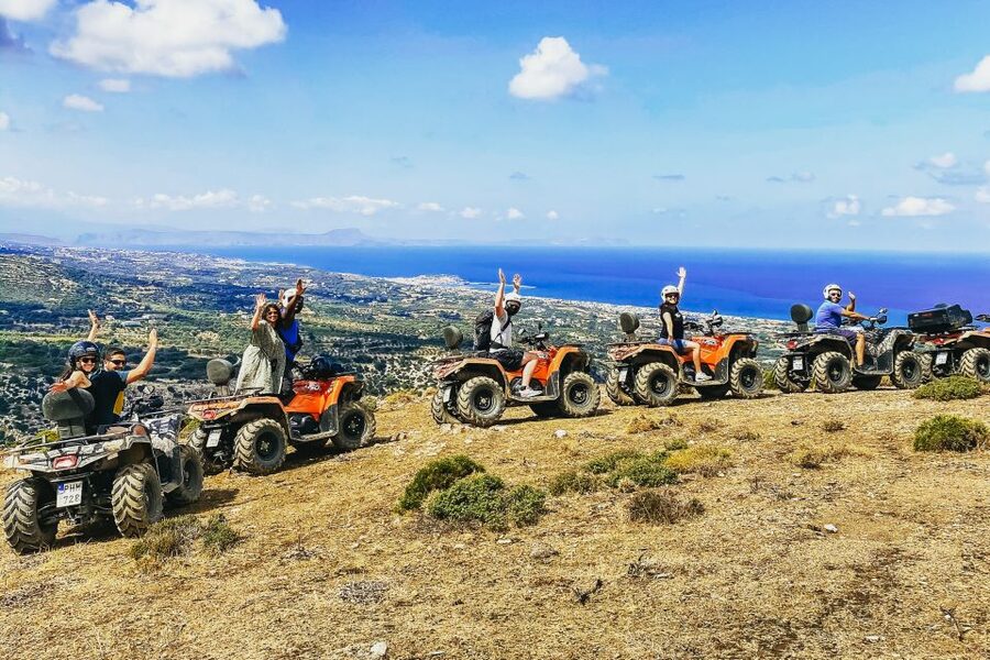 From Rethymno: Half-Day Quad Bike Safari - Leaving Rethymno for the Maroulas mountains