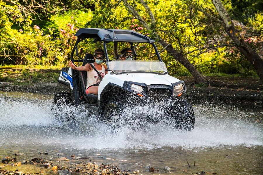 From Rethymno: Half-Day Quad Bike Safari - Coffee at Café Gidospito beside Lake Potami
